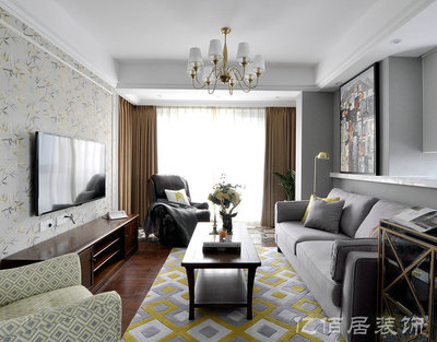 河北石家庄亿佰居装修装饰案例赏析——盛邦大都会五期 亿佰居